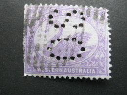 AUSTRALIEN , Perfin , Perfore , Lochung - Used Stamps