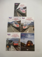 SUISSE Ligne Du SIMPLON : EN CABINE D'un PENDOLINO ETR 610 Puis D'une Loco Re 460 Avec L'ERTMS  - LOT De 5 DVD - Dokumentarfilme