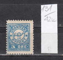 43K131 / 1888 - 3 ORE - Drammen DRAMMENS BYPOST * MNH POSTHORN Local Post Norway Norvege Norweege - Emissioni Locali