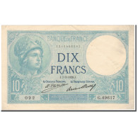 France, 10 Francs, 10 F 1916-1942 ''Minerve'', 1928-03-07, SUP, Fayette:6.13 - 10 F 1916-1942 ''Minerve''