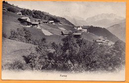 Furna Switzerland 1912 Postcard Mailed - Furna