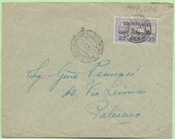 REGNO AEREOGRAMMA IDROVOLANTE Napoli - Palermo - Napoli 28-6-1917 TIMBRO PARTENZA E ARRIVO - Storia Postale (Posta Aerea)
