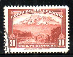 EQUATEUR. N°405 Oblitéré De 1942. Mont Chimborazo. - Montagne
