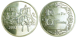 01496 GETTONE TOKEN JETON BELGIUM FICHA COMMEMORATIVE EPERONS D'OR 2002 - Altri & Non Classificati