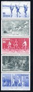 SWEDEN 1977 Fitness Sports Set In Strip MNH / **.  Michel 976-80 - Ungebraucht