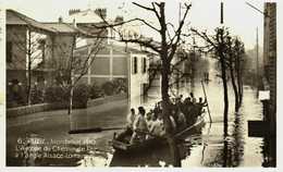 92....HAUTS DE SEINE.....RUEIL....INONDATION DE 1910 AV Du Chemin De Fer - Rueil Malmaison