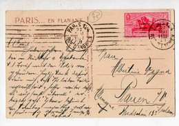 75-398 Carte Pré-européenne: Oblitération Française Sur Timbre Italien Pour Destination Allemande! - Covers & Documents