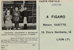 LYON 7ème - A. FIGARO - Maison GUETTE , 14 Cours Gambetta - Lyon 7