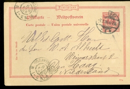 DEUTSCHLAND POSTKARTE CARTE POSTALE Uit 1896 GELOPEN VAN KASSEL Naar DEN HAAG   (11.451y) - Postkarten