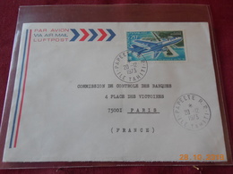 Lettre De Polynesie De 1973 Avec No 74 PA - Lettres & Documents