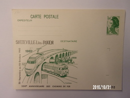 430 CP  Liberté De Gandon 1.60 Fr - Overprinter Postcards (before 1995)