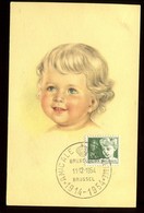 Belgique - Carte Maximum 1954 - Enfant  - N14 - 1951-1960