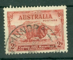 Australia: 1934   Death Centenary Of Capt John Macarthur    SG150     2d      Used - Oblitérés