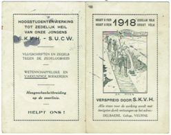 Calendrier. Veurne. College Delbaere. S.K.V.H. - S.U.C.W.  1918. - Klein Formaat: 1901-20