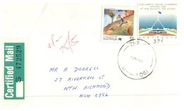 (75) Australia Cover - Certified Mail - 1983 - Storia Postale