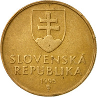 Monnaie, Slovaquie, Koruna, 1995, TTB, Bronze Plated Steel, KM:12 - Slovaquie