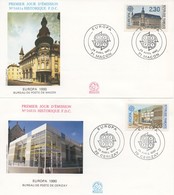 EU259a/b  FDC  1990 EUROPA  France Paris  TTB - 1990