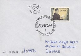 EU283  FDC 1996 EUROPA  Autriche Wien  TTB - 1996