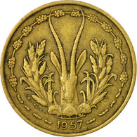 Monnaie, French West Africa, 25 Francs, 1957, Paris, TB+, Aluminum-Bronze, KM:9 - Elfenbeinküste