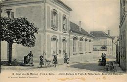 FLINS SUR SEINE - Ancien Bureau De Poste & Télégraphe,école Des Garçons. - Flins Sur Seine