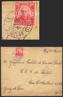 BRAZIL: Cover Sent To Juiz De Forá On 16/MAY/1914 Franked With 100Rs., Violet Cancel Of "CID. DE UBÁ", VF Quality!" - Cartes-maximum