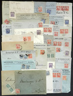 BRAZIL: Over 50 Old Used Covers, There Is A Nice Range Of Postages, Cancels And Commercial Corner Cards. Some With Defec - Cartes-maximum