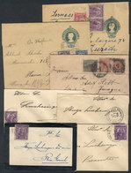 BRAZIL: Circa 1917/20: 7 Covers / Postal Stationeries With Interesting Postages, VF Quality! - Cartes-maximum