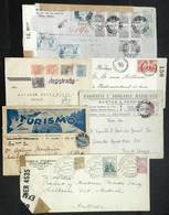 BRAZIL: 6 Covers Used Between 1919 And 1949, Fine To VF Quality, Very Interesting Postages! - Cartes-maximum