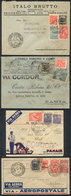 BRAZIL: More Than 50 Airmail Covers (few Are Fronts Of Covers) Posted Mainly Between 1929 And 1932, With Some Nice Posta - Cartes-maximum