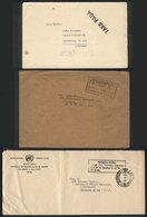 BRAZIL: Lot Of Stampless Covers With Varied Marks Of POSTAGE PAID, And A Good Number Of Postal Forms And Receipts, Inter - Cartes-maximum