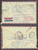 BRAZIL: Cover Posted By A Brazilian Soldier In The UNO Emergency Forces In EGYPT On 20/OC/1962, To His Family In Rio, Wi - Cartes-maximum