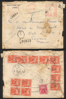 GREAT BRITAIN: Cover Sent From London To France On 1/MAR/1951 With Meter Postage, With French Postage Due Stamps On Back - ...-1840 Préphilatélie