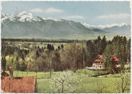 Bad Heilbrunn, Cafe Wakdrast Mit Blick Auf Die Alpen, Germany, 1958 Used Postcard [22025] - Bad Toelz
