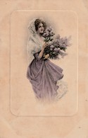 M M VIENNE 276 .MUNK  Femme Et Bouquet - 1900-1949