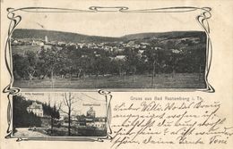 BAD RASTENBERG I. Thür., Villa Haselburg, Stahlbad Finneck (1908) AK - Rastenburg