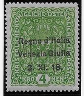 Italie Vénétie Julienne N°17 - Neuf * Avec Charnière - TB - Venezia Giulia