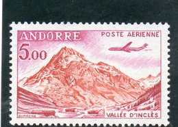 ANDORRE FR. 1961-4 ** - Luftpost