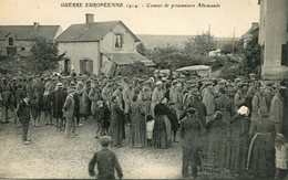 GUER  *** CONVOI DE PRISONNIERS ALLEMANDS *** GUERRE 1914 *** - Guer Coetquidan