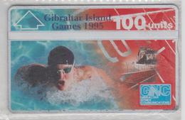 GIBRALTAR 1995 ISLAND GAMES SWIMMING MINT - Gibilterra