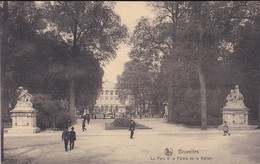 BELGIQUE---BRUXELLES--le Parc Et Le Palais De La Nation--voir  2 Scans - Panoramische Zichten, Meerdere Zichten