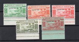 !!! PRIX FIXE : NOUVELLES HEBRIDES, SERIE DE TAXES N°11/15 NEUVE ** - Timbres-taxe