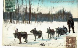 Carte  Postale Ancienne De WESTERN CANADA -  HUSKY DOG - Other & Unclassified