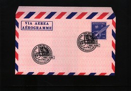 Cuba 1981 Space / Raumfahrt Aerogramme With Postmark - Brieven En Documenten