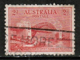 AUSTRALIA  Scott # 130 VF USED SOME RAGGED PERFS (Stamp Scan # 430) - Oblitérés