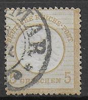 REICH - 1872 - ADLER GROS ECUSSON - YVERT N°19 OBLITERE COLMAR FER à CHEVAL HUFFEISEN STEMPEL (HAUT-RHIN / ALSACE) - Used Stamps