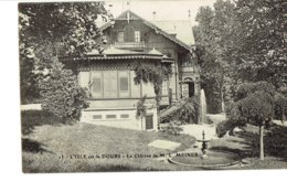 Cpa Isle Sur Le Doubs, Le Chateau De M. L. Meiner. - Isle Sur Le Doubs