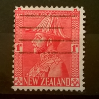 FRANCOBOLLI STAMPS NUOVA ZELANDA NEW ZELAND 1926 RE GIORGIO VI IN UNIFORME KING GIORGIO VI UNIFORM CON ANNULLO - Oblitérés