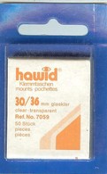 Hawid - Pochettes 30x36 Fond Transparent - Postzegelhoes