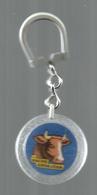 Porte Clefs, Clés , Fromage , LA VACHE GROSJEAN , 2 Scans , Frais Fr 1.95 E - Key-rings