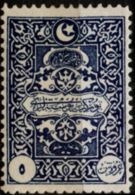 Turkey 1922 Postage Due Stamp 5 Pi 1 Value MH - Impuestos